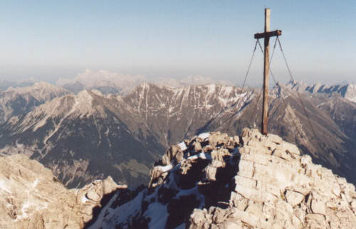 Auf der Bretterspitze - Blick Richtung Lechtal