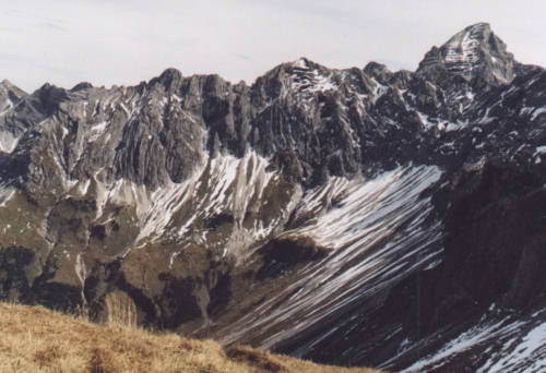 Der Hochvogel - ein letzter Blick vom Himmeleck