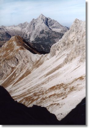 Der Hochvogel; diesmal von der Schöneggerscharte