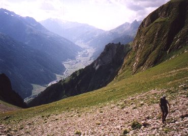 Abstieg nach Flirsch durchs Flirscher Parseiertal