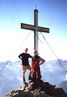 Auf dem Gipfel der Parseierspitze