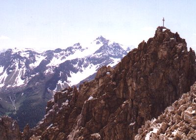 Blick von Eisenkopf zu Eisenspitze