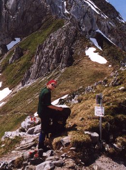 Pause auf der Kridlonscharte