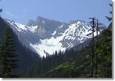 Nach dem Abstieg von der Memminger Hütte - Blick zurück ins Parseier Tal