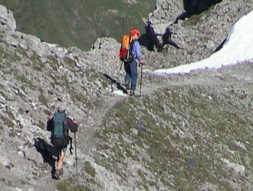 Kurz vor der Ansbacher Hütte