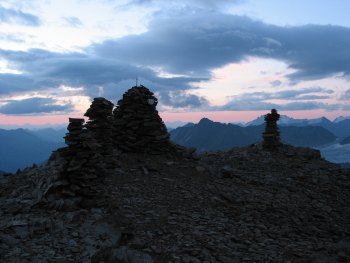 Morgendämmerung auf dem Wassertalkogel