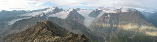 Panorama Richtung Süden vom Wassertalkogel