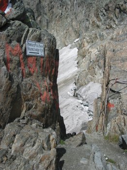 Abstieg zum südlichen Puitkogelferner