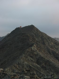 Blick zurück zum Wassertalkogel und der Biwakschachtel