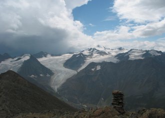 Blick vom Wassertalkogel auf die Wildspitze