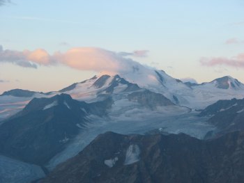 Die Wildspitze im ersten Sonnenlicht