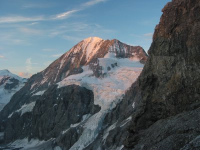 Die Königsspitze im ersten Sonnenlicht