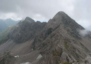 Wildmahdspitze und Wilder Kasten von Peischelspitze gesehen