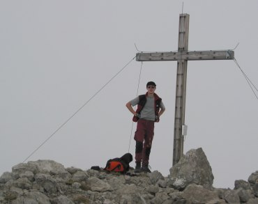 Auf dem Gipfel des Wilden Kasten