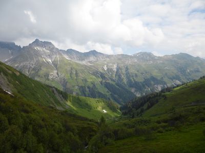 Blick Richtung Schmalzgrubenspitze