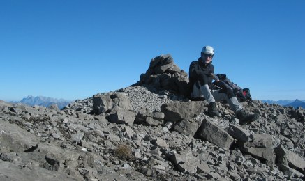 Auf dem Gipfel der Schwellenspitze