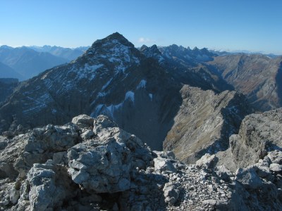 Aussicht von der Wasserfallkarspitze