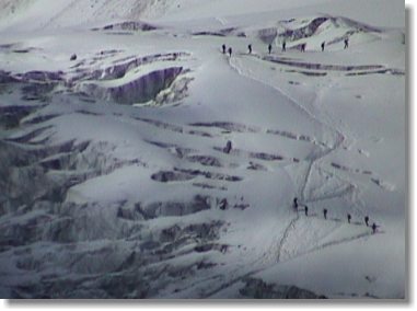 Autobahn über den Ochsentaler Gletscher