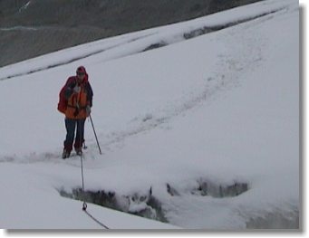 Auf dem Ochsentaler Gletscher