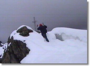 Kurz vor dem Gipfel der Westlichen Plattenspitze