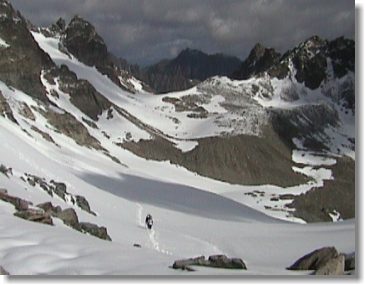 Blick von der Winterlücke Richtung Litzner Sattel