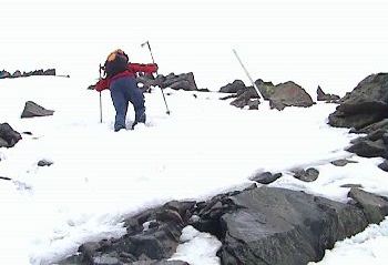 Auf dem Ostgrat in rund 3300 m Höhe