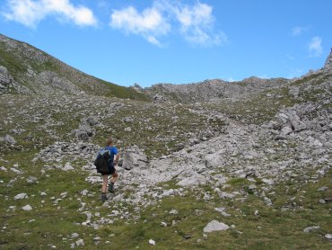 Abzweig zur Trettachspitze