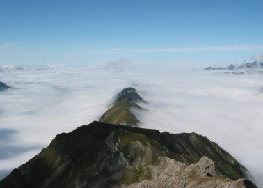 Blick auf den Himmelschrofen