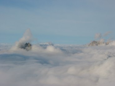 Höfats über den Wolken