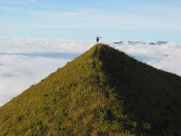 Micha über den Wolken