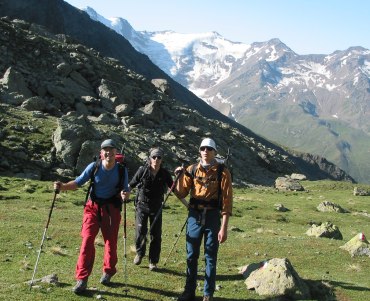 Morgendlicher Aufbruch Richtung Weißseespitze