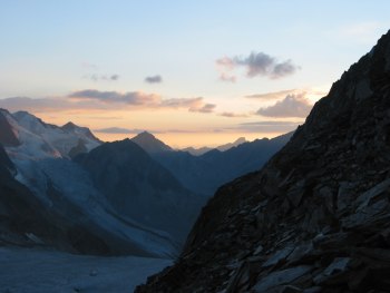 Auf dem Rückweg - Abenddämmerung