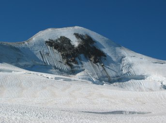 Die traurigen Reste der Wildspitze Nordwand im Sommer 2003